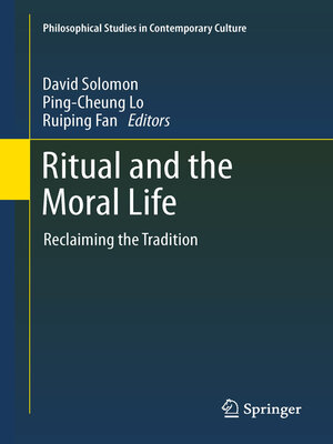 cover image of Ritual and the Moral Life